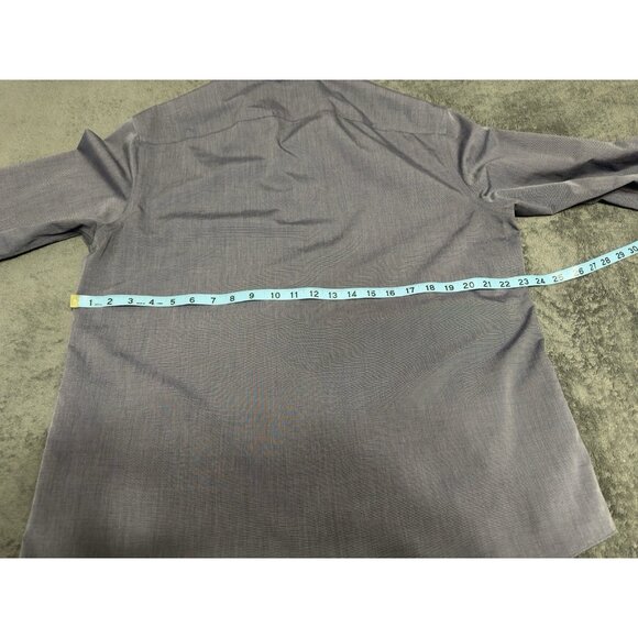 UNTUCKit Mens Shirt XL Blue Wrinkle Free LS Orville Button Up Cotton Collared - Picture 7 of 12